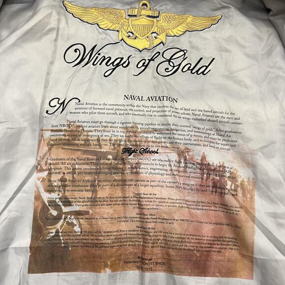 Schott Jacket Mens 3XL Black Gray Plaid Wool Blend G-1 M-422B Naval Patches - Picture 5 of 12